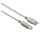 USB Anschlusskabel A-Stecker-B-Stecker, 5 m, grau