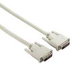 DVI-Kabel Dual Link, 1,50 m, (24 Pins digital, 1 Pin analog)