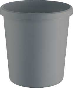 Papierkorb the green german, 18 l, lichtgrau