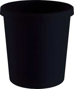 Papierkorb the green german, 18 l, schwarz