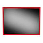 Magnetofix Sichtfenster rot DIN A3 5 Stück