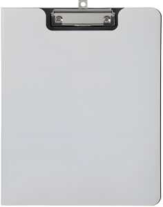 Schreibmappe MAULflexx, A4, weiß, PP, Klemme ,31 x 24 x 1,3 cm