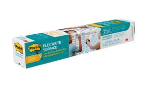 Post-it FlexWriteSurfaceFolie FWS4x3 1 Ro 90x120, inkl. Mikrofasertuch
