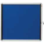 Schaukasten Innen Textilrückwand 6xA4 blau,...