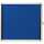 Schaukasten Innen Textilrückwand 6xA4 blau, Klapptür abschließbar