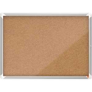 Schaukasten Premium Plus Kork, mit Klapptür, 8xA4