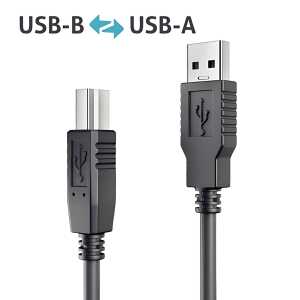 aktives USB-3.1-Kabel, Gen. 1, schwarz, 20 m, 5Gbps und 3A (max. 15W)