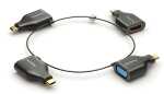 Adapterring, 4 x USB-C auf VGA/HDMI/miniDP/DP...