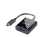 Adapterkabel iSerie, USB-C auf HDMI, schwarz, 0,10 m, 4K60Hz