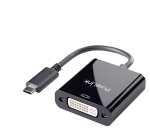 Adapter iSerie, USB-C auf DVI, schwarz, 0,10 m, WUXGA /1...