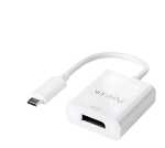 Adapter iSerie, USB-C auf DisplayPort, schwarz, 0,10 m,...