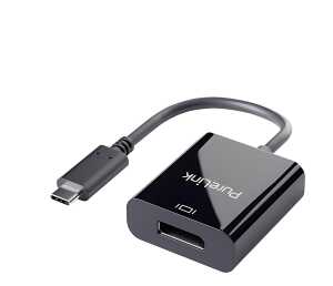Adapter iSerie, USB-C auf DisplayPort, schwarz, 0,10 m, 4251364719053