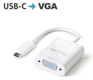 Adapter iSerie, USB-C auf VGA, weiß, 0,10 m, 4K60Hz