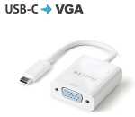 Adapter iSerie, USB-C auf VGA, weiß, 0,10 m, 4K60Hz