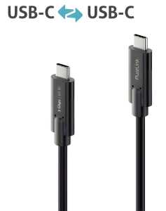 USB-C Kabel iSerie, USB-C auf USB-C, 3.1, Gen 1, 5Gbps, schwarz, 0,50m