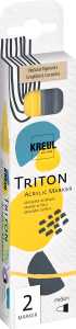 KREUL Triton Acrylic Marker medium 2er Set Natural Pigments