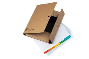 Pagna Dokumentenmappe A4 Kraftpapier Natur