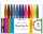 Pentel Kalligrafiestift Brush Sign Pen Set 12 St. Basicfarben