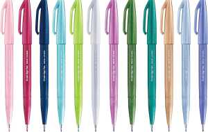 Pentel Kalligrafiestift Brush Sign Pen Set