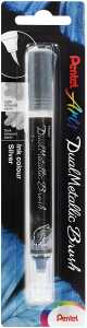 Pentel Dual Metallic Brushpen Glitzer Dual Metallic Brush si
