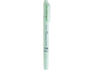 Pentel Textmarker m. 2 Spitzen 1.5 - 3.5mm und 1mm, pastelhellgrün