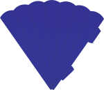 Schultüte Karton Eck 41cm kö.bl