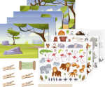 RubbelstickerSet Zoo 4005329152825