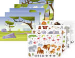 RubbelstickerSet Zoo 4005329152825