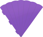 Schultüte Karton Eck 69cm h.vi