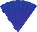 Schultüte Karton Eck 69cm kö.bl