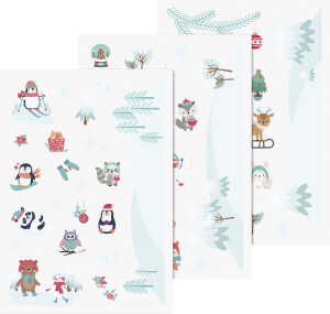 Fenster-Sticker Winter 3er 4005329152290