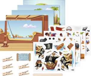 RubbelstickerSet Pirat 4005329152313