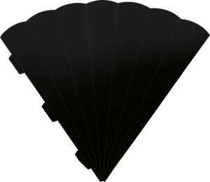 Schultüte Karton Eck 69cm sw 4005329153303