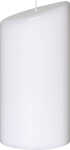 Ovalkerze 195x90x55mm weiß 4011643977792