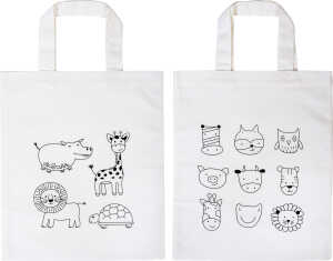 Baumw. Kindertaschenset Anim.Zoo