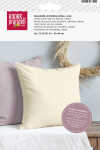 Baumw.Kissen m.Reißv. 40x40cm natur