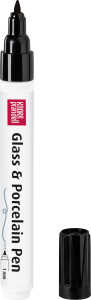 Glass u.Porcelain Pen 1mm schwarz