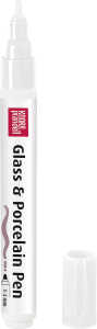 Glass u.Porcelain Pen 1-2mm weiß