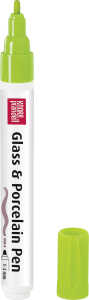 Glass u.Porcelain Pen 1-2mm hellgrü