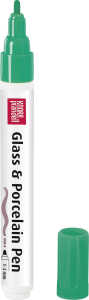 Glass u.Porcelain Pen 1-2mm dunkelg