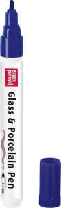 Glass u.Porcelain Pen 1-2mm dunkelb