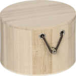 Dose rund, Ø 100 mm, H: 70 mm, Naturholz, Farbe:...