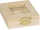 Box quadratisch, B/H/T: 70 mm × 25 mm, Naturholz,