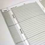 ADINA Hausaufgabenheft A5 (Leguan) für Schlaue mit Schutzumschlag