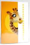 ADINA Hausaufgabenheft A5 (Giraffe) für Schlaue Faule