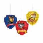 Wabenball PAW PATROL 17cm Papier 3er, Amscan