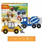 Geschenkpackung Baufahr- zeuge 4000 Bügelperlen