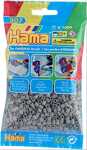 Hama Perlen Beutel 1000er Grau