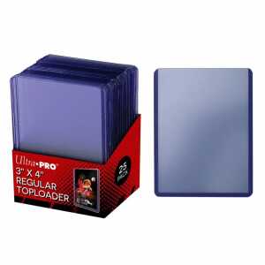 Ultra Pro Regular Toploader 25er, transparent, dick und robust,