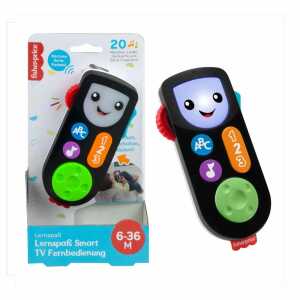 Fisher-Price Lernspaß Smart TV Fernbedienung, 3 Knopfzellen AG13
